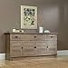 Sauder Harbor View Credenza, Salt Oak finish