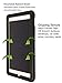 Bobj Rugged Case for iPad 2017 5th Generation 9.7 - BobjGear Custom Fit - Patented Venting - Sound Amplification - BobjBounces Kid Friendly (NOT for iPad 2018, iPad Pro 10.5) (Bold Black)
