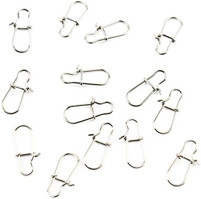 230x Fishing Swivel FY008-01 Enhanced Snaps Test 9Kg 15MM Cross Lock Tackle Fly Coast Lock Solid Coastlock Sea Lures