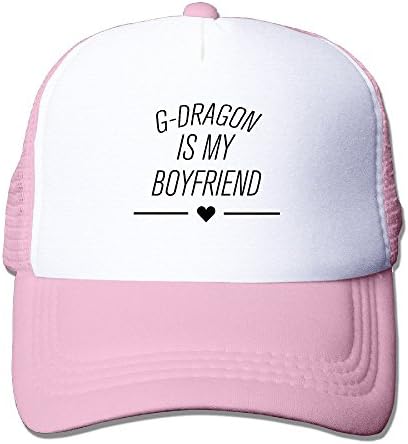 Good Gift - G-Dragon Is My Boyfriend - Adjustable Baseball Hat Mesh Back Cap For Adult / Unisex - Pink