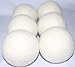 Organic Wool Dryer Balls by Beauty's, 6-Pack of XL Wool Dryer Balls, The Best 100% Natural Fabric Softener, Premium Wool, Hypoallergenic, Non-Toxic, Free Bag With Purchase