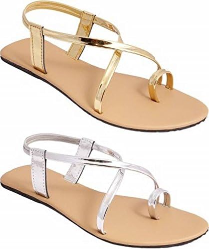 Red Choice Collection Women Straps Fashion Sandal Combo of 2