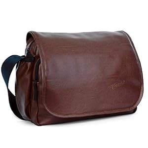 F Gear 3125 Mystique 15 L Tan Laptop Messenger Bag (Brown)