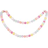 Boomtrader Strange Holly Wheeler Colourful Necklace Holly Wheeler Cosplay Costume Outfits Accessories for Halloween Party