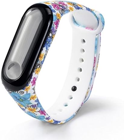 Ounice For Xiaomi Mi Band 3 Strap New Fashion Pattern TPU Smart Wrist Watch Strap for XiaoMi Mi Band 3 (G)