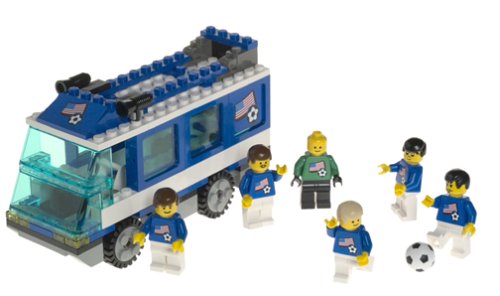 Lego 3406 Soccer Team Transport Bus