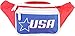 USA Fanny Pack for 4th of July - Flag Waist Bag Crossbody | American Flag Bum Bag for Men's Outfits | Halloween Waist Pack