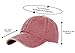 Glamorstar Classic Unisex Baseball Cap Adjustable Washed Dyed Cotton Ball Hat Red Wine