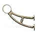 Bar Mount Foot Rail Bracket - Polished Brass - 2