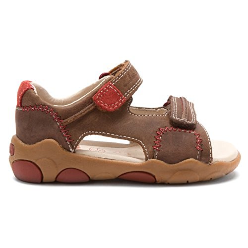 clarks sandals kids brown