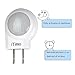 iTimo Led Night Light Plug in Lamp with Dusk to Dawn Sensor for Nursery Soother Hallway Bathroom Restroom Bedroom Bedside, 0.7w, Daytime White, Pack of 4