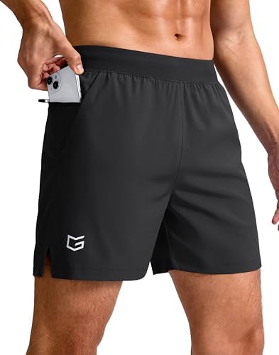 Soothfeel Men's Running Shorts with Zipper Pockets 9