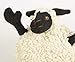 goDog Fuzzy Wuzzy Sheep with Chew Guard Tough Plush Dog Toy