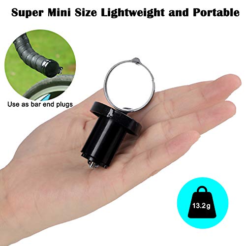WESTGIRL Bicycle Drop Bar Mirror, 360°Rotatable and Adjustable Convex Rear View Safe Mirror for End Handlebar, Lightweight and Portable Road Cycling Mirror Glasses, 1 PCS - Thumbnail 3