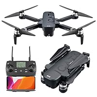 Ranoff Aerial Drone ICAT6 GPS 5G WiFi FPV 4K Camera Brushless Selfie Foldable RC Drone Quad Copter Helicopter (Black)