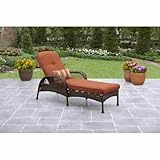 Better Homes and Gardens.. Durable Steel Frame Chaise Lounge (Orange)