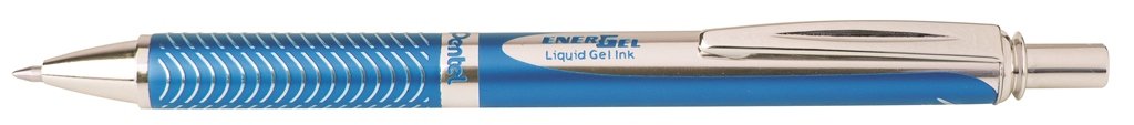 Pentel BL407-A line Width, Liquid Gel-Roller Sterling with a Pressure Mechanism, 0.35 mm Light Blue