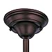 8-Inch Retro Style Schoolhouse Mini-Pendant Light in Bronze Finish