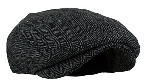 Herringbone Tweed Wool Blend Snap Front 