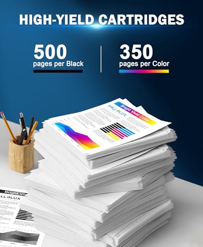 HALLOLUX Pack of 10 Cartridges for 604XL Compatible with Epson XP-2200 XP-2205 XP-3200 XP-4200 XP-3205 XP-4205 for Workforce WF-2910 WF-2930 WF-2935 WF-2950