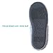 Elabooz Women's Comfort Slippers, Knitted Cotton Slippers Cozy Memory Foam Anti-Slip Rubber Sole Indoor Slippers (7-8, Grey Fur)