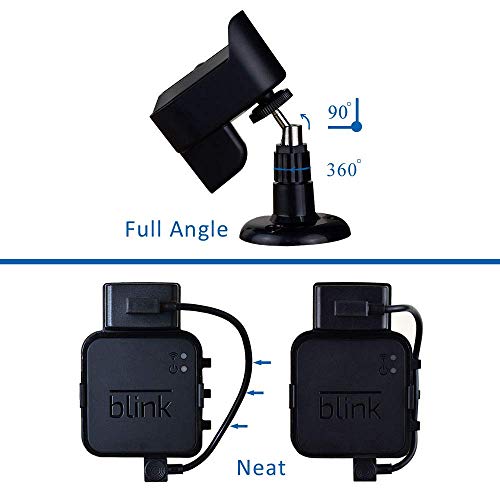 Blink XT2 Camera Mounts for Blink XT/Blink XT2 Home Security Camera, Blink XT2 Accessories with 2 Pack Blink Mount bracket for Blink Camera and 1PC Blink Sync Module Wall Outlet Mount, Easy to Use - Thumbnail 5