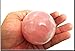 Jet Rose Quartz 45-50 mm Ball Sphere Gemstone A+ Hand Carved Crystal Altar Healing Devotional Focus Spiritual Chakra Cleansing Metaphysical