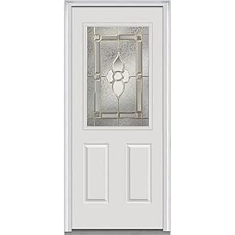 Compañía Nacional de puerta z001439l acero, blanco, mano izquierda in