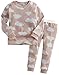 Vaenait Baby 12M-7T Kids Girls Sleepwear Pajama Top Bottom 2 Pieces Set Long Cloud