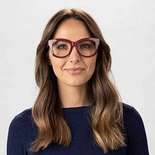 Peepers Women's Center Stage 2297100 Oval Reading Glasses, Berry, 1