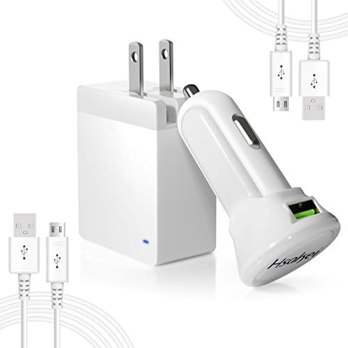 Fast Charge Travel Charger Adaptive Fast Charger Kit for Samsung Galaxy S7/S7 Edge/S6/Note4/S3,USB Type B True Digital Adaptive Fast Charging, Quick Charge 3.0 Kit