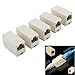 VizGiz 5 Pack RJ45 Female to Female Cat5e Ethernet Coupler, Cat6 Compatible, 8P8C, Straight Through, Gigabit Ethernet, Indoor Use, 56V DC Max, Computer, Router, Switch, IP Camera Compatible
