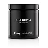 Elevated Milk Thistle Extract By Toniiq with 80% Silymarin | Superior Milk Thistle Capsules for Liver Detox and as a Liver Support Supplement | 90 Veggie Capsules