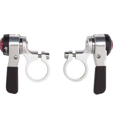 MicroShift Thumb Shifter Set, 8-Speed, Double/Triple, Shimano