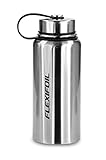 Flexifoil Wide Mouth Insulated Stainless Steel Vacuum Adventure Flask (800ml/28oz) 100% Leak Proof and Super Durable