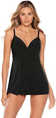 fit and flare swim dress Dolfin Women's Aquashape Fit & Flare Swim Dress