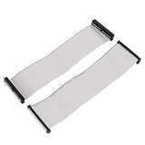 uxcell a15042200ux0419 2.54mm 40-Pin Female to Female IDE PATA Flat Ribbon Cable 20cm Pack of 2