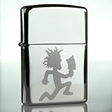 Hatchetman Zippo Lighter Mirror-polished Chrome