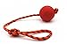 Petony Dog Elastic Solid Rubber Ball with Rope Training and Reward Chew Toy