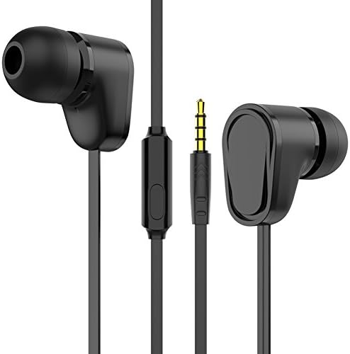 In-ear Headphones Noise Isolation Earbuds High Resolution Heavy Bass with Mic for Smart Android Cell Phones Samsung HTC Mp3 Mp4 Earphones