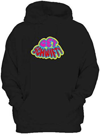 Get Schwifty Rick And Morty Hoodie Medium Black