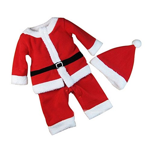 Happy Cherry Baby Kids Child Toddler Boy Cute Christmas Romper Clothing