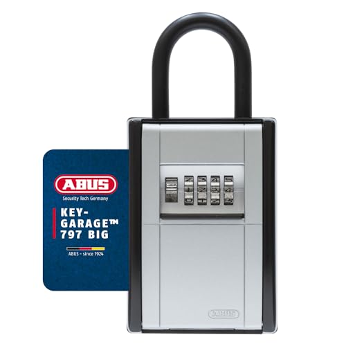 ABUS KeyGarage 797 Big with Shackle - Key Lock Box, up to 38 Keys