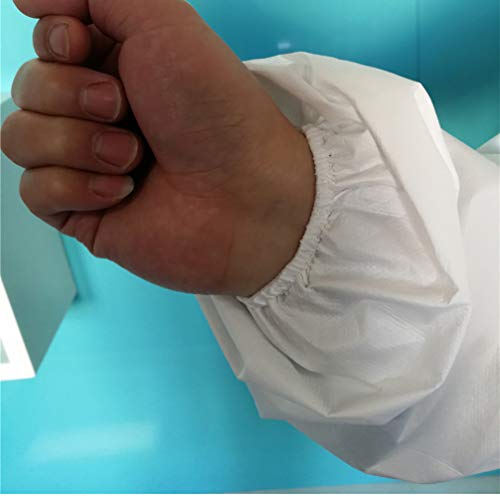 BESPORTBLE-2Pcs-Medical-Gown-Isolation-Gown-Hospital-Gown-Disposable-Medical-Gowns-Medical-Robe-Exam-Gowns-for-Doctors-Nurse-Hospital-Home-use-Size-L