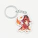 Keychain Keyring Schoolbag Pendant for Anime Kono Subarashii Sekai ni Shukufuku wo Megumin Double-Sided