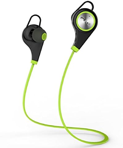 Bluetooth Headphones, Ukinda Wireless Bluetooth Earbuds Headset Earphones Noise Cancelling,Running, Exercise,Hiking Sports;Sweatproof. Suitable for IOS &amp; Android Devices(Green)