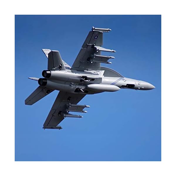 DBG RC Flugzeug F/A-18F F18 Superhornisse V2 70mm Impeller EDF Jet Scale Model Flugzeug Aircraft PNP 6S 6CH mit Retracts… – Bild 8