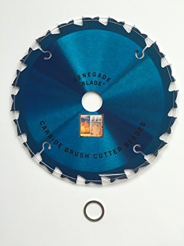 5pk-8"-20t - Renegade Hawk/Hybrid - Brush Specialty - RENEGADE BLADE® - Carbide Brush Cutter Weed Eater Blades, 203mm