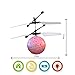 GOODCULLER RC Flying Ball,Hand Flying UFO Ball Drone Helicopter Ball Built-in Shinning LED Lighting Flashing Light Aircraft Helicopter Induction Toy Electronic Light-Up Toys for Kids Teenagers