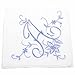 Greatlookz Extra Large Cotton Handkerchief with Monogram Embroidery